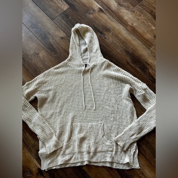Rue21 Sweaters - Rue 21 crochet size large hooded sweater